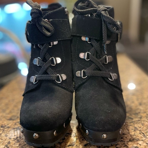 Colin Stuart Leather Booties size 7.5 - Picture 3 of 14